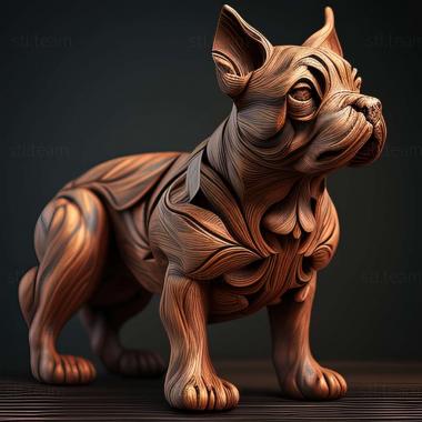 3D model Polish ogar dog (STL)